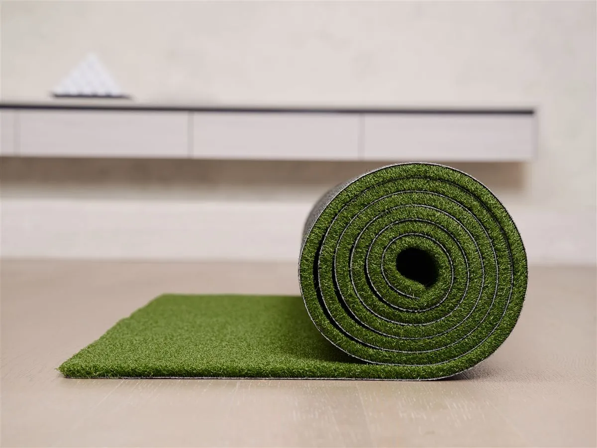 Rolled artificial turf mat